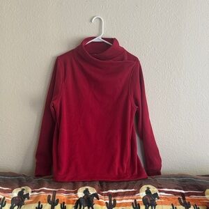 Athleta Women's Red Turtleneck Sweater